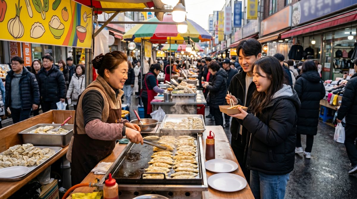 활기 넘치는 대구 서문시장의 풍경