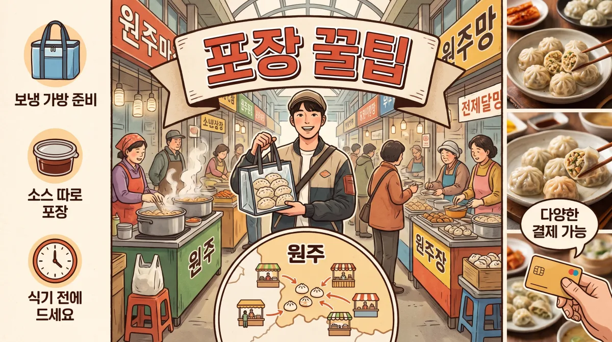 만두 포장 및 보관 꿀팁